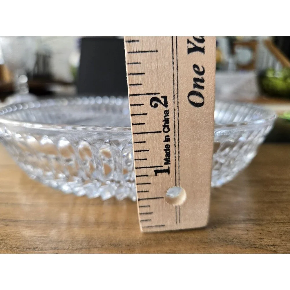 Vintage Anchor Hocking Miss America Clear Depression Glass 3-Part Relish Dish